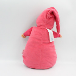 Doudou bébé poupée gigoteuse rose fleurs COROLLE 2016