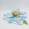 Doudou et compagnie collector ours plat fleur pétale bleu TATOO