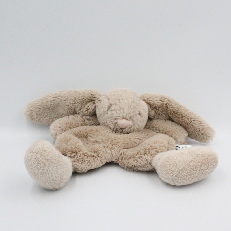 Doudou plat lapin beige JELLYCAT