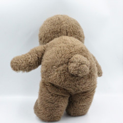 Ancienne Peluche ours marron Nombrilou AJENA