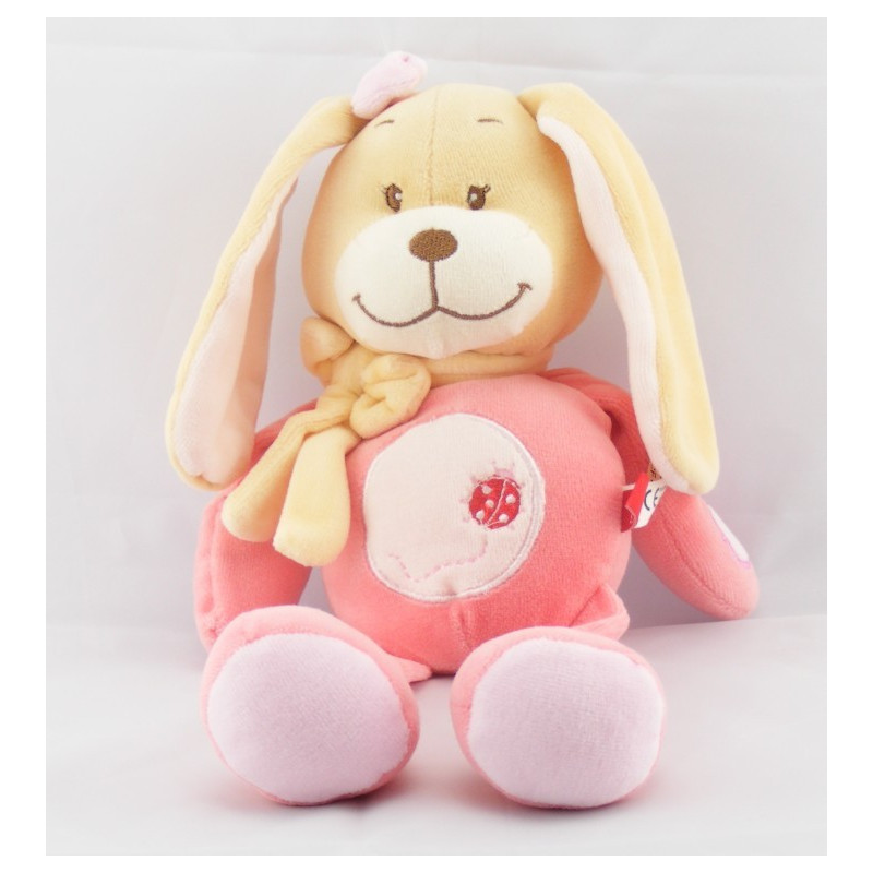 Doudou lapin rose TEX 