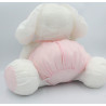 Peluche Puffalump éléphant blanc rose Complete rapport