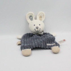 Doudou plat Lapin bleu marine NICOTOY