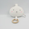Doudou musical tête de chat blanc rose KIABI SIMBA TOYS