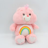 Peluche Bisounours rose Grosfarceur arc en ciel CARE BEARS