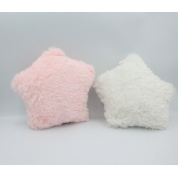 Peluche coussin étoile rose et blanche SWEET DREAM