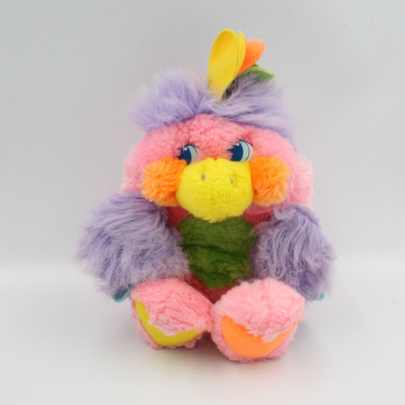 Peluche Popples oiseau perroquet 1988 MATTEL