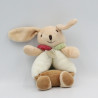 Doudou et compagnie hochet lapin Pim marron blanc fourmi