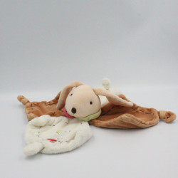 Doudou et compagnie plat lapin Pim marron blanc fourmi