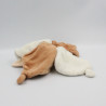 Doudou et compagnie plat lapin Pim marron blanc fourmi