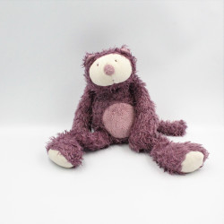 Doudou chat violet Les Zazous Mia MOULIN ROTY