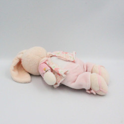 Doudou Lapin lilirose rose fleurs Kaloo