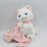 Doudou peluche chat Marie Aristochats dans un sac baluchon DISNEY