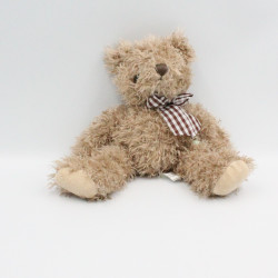 Doudou peluche ours beige ENESCO
