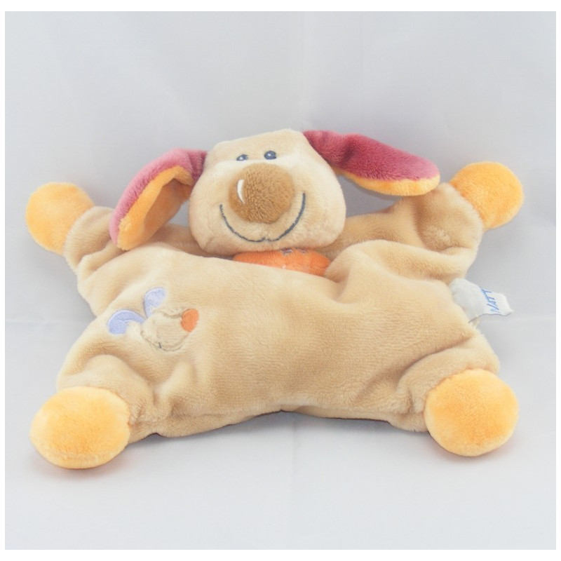 Doudou plat chien Bo beige NATTOU 