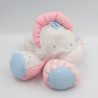 Peluche Puffalump cheval rose bleu blanc FISHER PRICE 1991