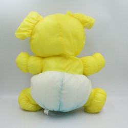 Peluche Puffalump chien jaune bleu