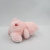 Ancienne Peluche Bisounours rose Grosfarceur Arc en ciel CARE BEARS 16 cm