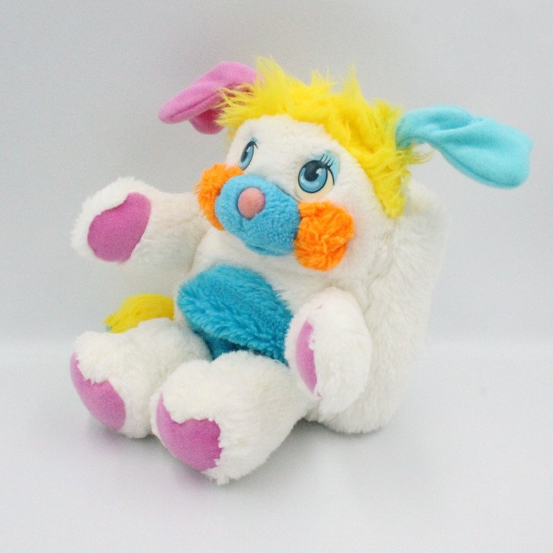 Peluche Popples blanc année 1986