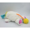 Peluche Popples blanc année 1986