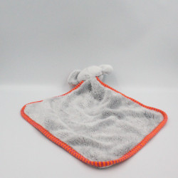 Doudou plat éléphant gris orange ZD TRADING JURONG