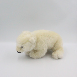 Peluche ours polaire blanc FRANCE LOISIRS 