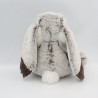 Doudou Peluche lapin marron blanc HISTOIRE D'OURS 30 cm