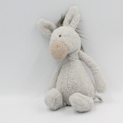 Doudou cheval ane gris JELLYCAT