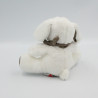 Doudou chien blanc beige étoiles INFLUX 15 cm
