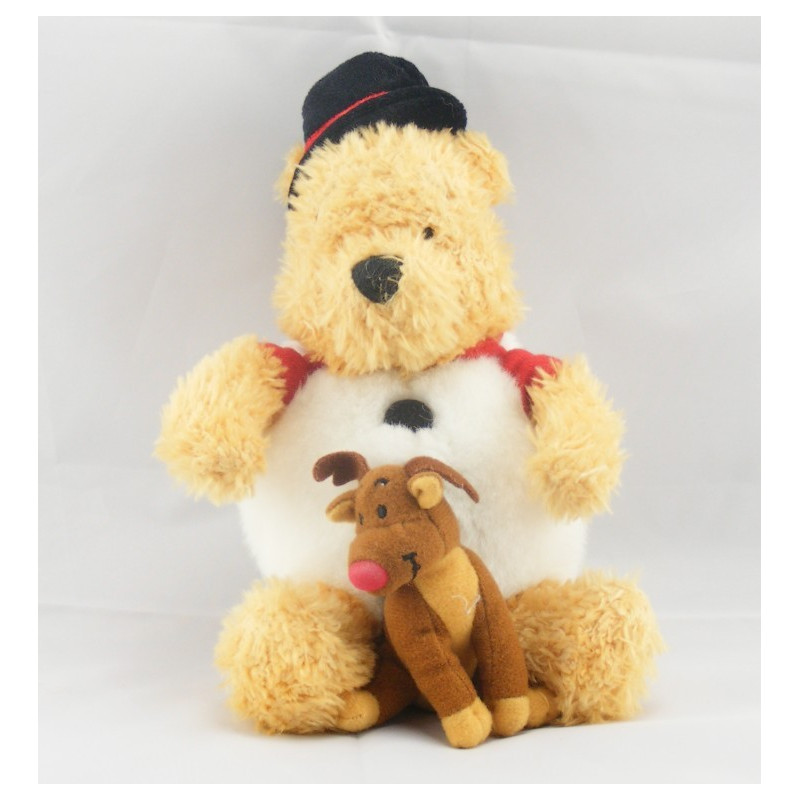 Peluche Winnie sorciére sur son balai Halloween Collection Disney