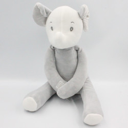 Doudou éléphant gris TOM & KIDDY TOMKIDS