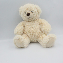 Doudou peluche ours écru beige GIPSY