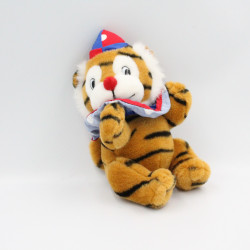 Ancienne peluche tigre clown cirque JEMINI