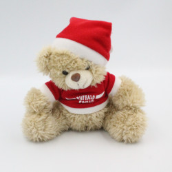 Doudou ours beige Noël BUFFALO GRILL