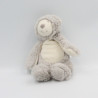 Doudou ours gris blanc La Bande à Basile MOULIN ROTY