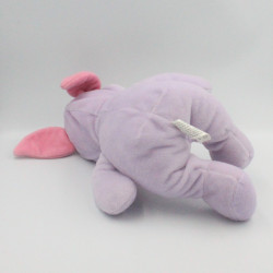 Doudou cochon Porcinet en pyjama mauve DISNEY NICOTOY