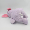 Doudou cochon Porcinet en pyjama mauve DISNEY NICOTOY