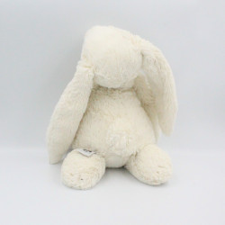 Grand Doudou lapin blanc nez rose JELLYCAT 40 cm