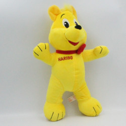 Doudou peluche ours jaune HARIBO