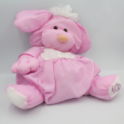 Peluche Puffalump chien rose blanc FISHER PRICE 1986