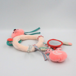 Mobile d'activités doudou oiseau flamant rose LILLIPUTIENS