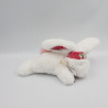 Doudou et compagnie lapin blanc rose bandeau Petite Etoile Tutti Frutti