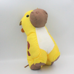 Peluche Puffalump girafe jaune en toile JOUME