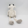 Doudou chèvre bouc blanc gris noir aux longues pattes LES PETITES MARIE