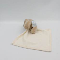 Doudou et compagnie Ours beige avec mouchoir