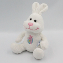 Doudou lapin blanc oeuf de Pâques GIPSY