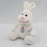 Doudou lapin blanc oeuf de Pâques GIPSY