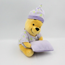 Doudou winnie coussin mauve violet nuages lunes phosphorescent DISNEY
