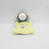 Doudou marionnette singe gris vert OBAIBI