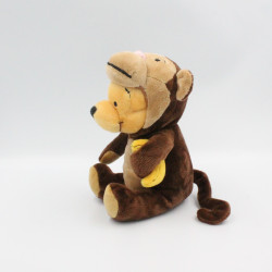 Peluche Winnie l'ourson déguisé en singe Collection Disney